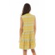 B336 - Yellow - BEACHWEAR EMBROIDERY CROWN- (B336)
