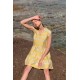 B336 - Yellow - BEACHWEAR EMBROIDERY CROWN- (B336)