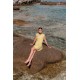 B336 - Yellow - BEACHWEAR EMBROIDERY CROWN- (B336)