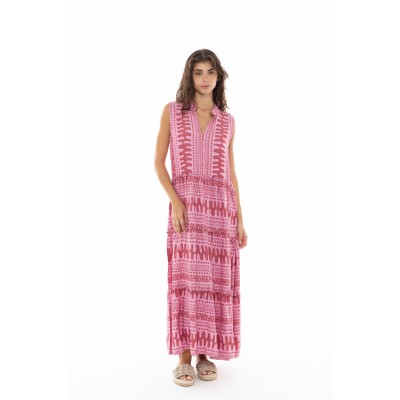 B341 - Dusty Pink - BEACHWEAR EMBROIDERY DOT- (B341) B341 - Dusty Pink - BEACHWEAR EMBROIDERY DOT- (B341)