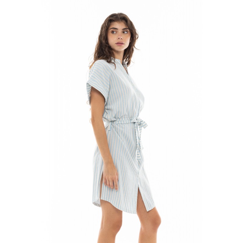 B355 - Blue Cloud - BEACHWEAR STRIPE PAL- (B355) B355 - Blue Cloud - BEACHWEAR STRIPE PAL- (B355)