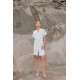 B355 - Blue Cloud - BEACHWEAR STRIPE PAL- (B355) B355 - Blue Cloud - BEACHWEAR STRIPE PAL- (B355)