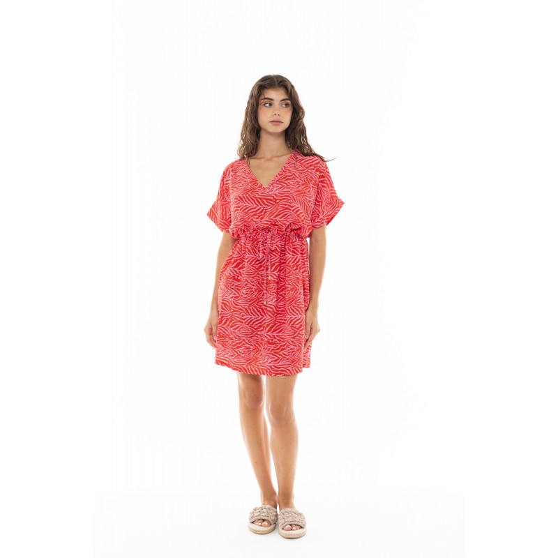 B370 - Type - BEACHWEAR RED LEO- (B370) B370 - Type - BEACHWEAR RED LEO- (B370)