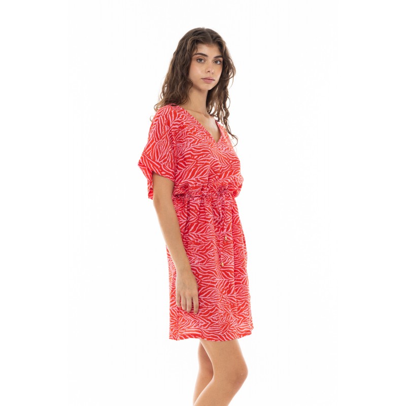 B370 - Type - BEACHWEAR RED LEO- (B370) B370 - Type - BEACHWEAR RED LEO- (B370)