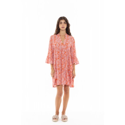 B372 - Type - BEACHWEAR ORANGE WAVES- (B372) B372 - Type - BEACHWEAR ORANGE WAVES- (B372)