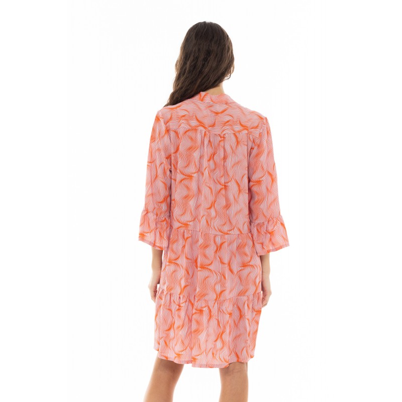 B372 - Type - BEACHWEAR ORANGE WAVES- (B372) B372 - Type - BEACHWEAR ORANGE WAVES- (B372)