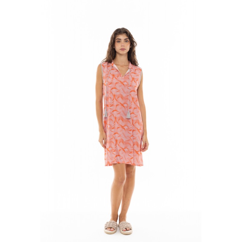 B375 - Type - BEACHWEAR ORANGE WAVES- (B375) B375 - Type - BEACHWEAR ORANGE WAVES- (B375)