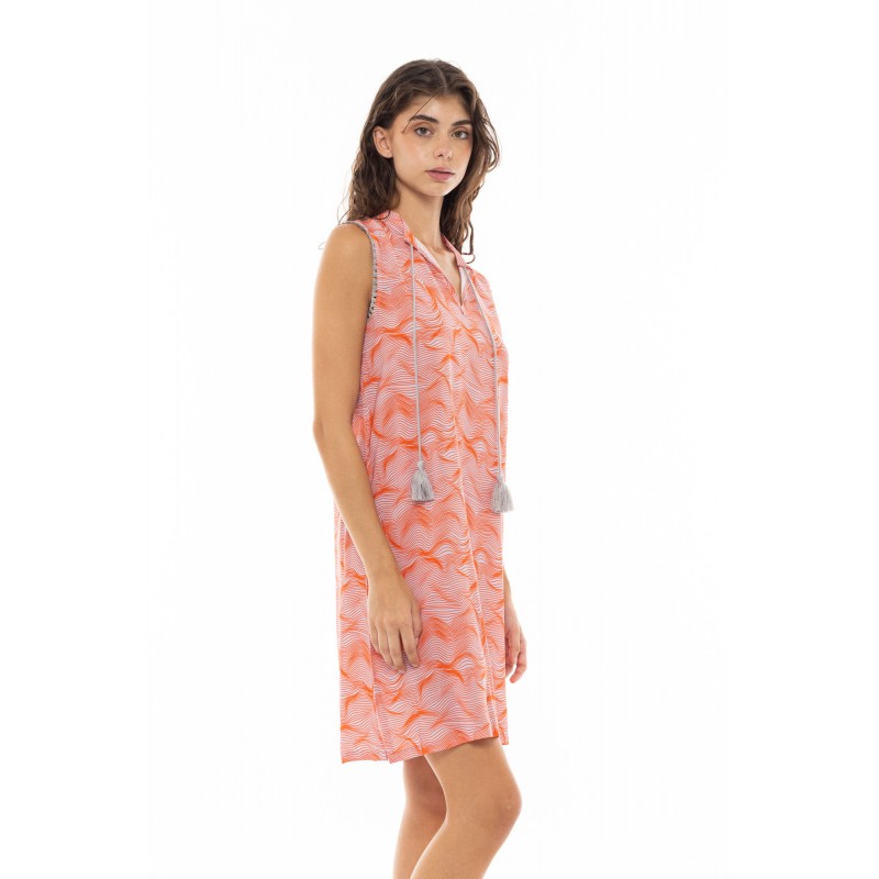 B375 - Type - BEACHWEAR ORANGE WAVES- (B375) B375 - Type - BEACHWEAR ORANGE WAVES- (B375)