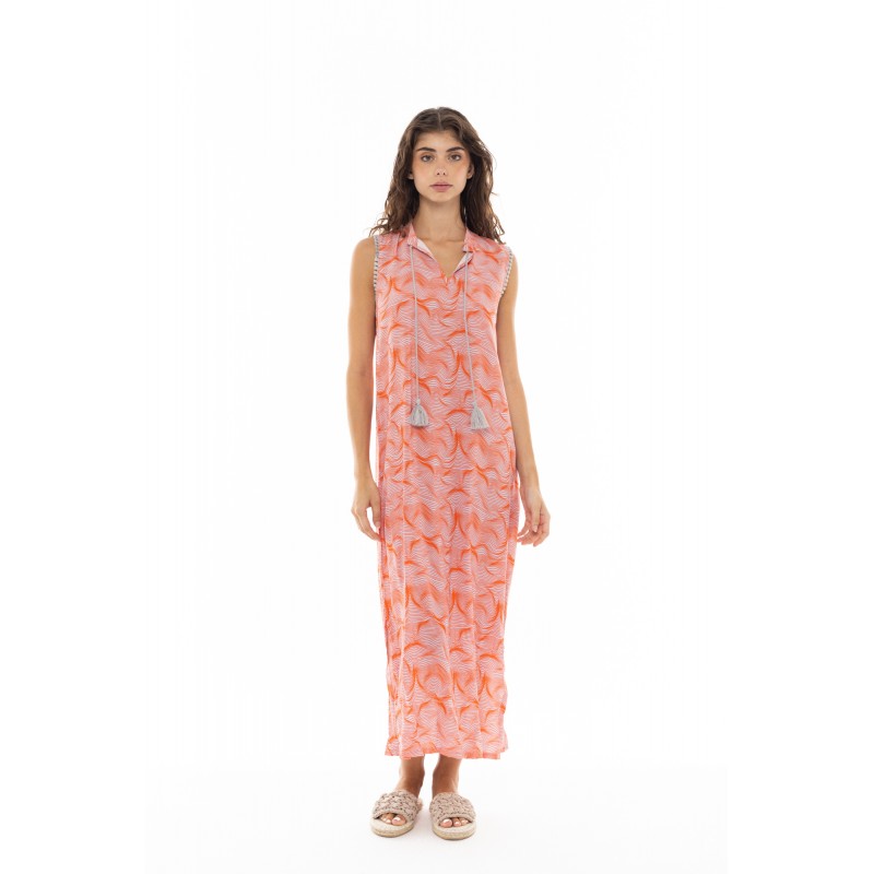B376 - Type - BEACHWEAR ORANGE WAVES- (B376) B376 - Type - BEACHWEAR ORANGE WAVES- (B376)