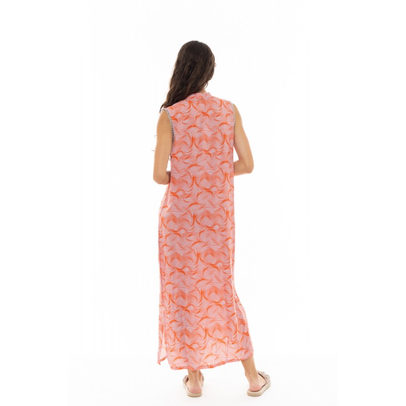 B376 - Type - BEACHWEAR ORANGE WAVES- (B376) B376 - Type - BEACHWEAR ORANGE WAVES- (B376)