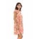 B383 - Type - BEACHWEAR ORANGE FLOWER- (B383) B383 - Type - BEACHWEAR ORANGE FLOWER- (B383)