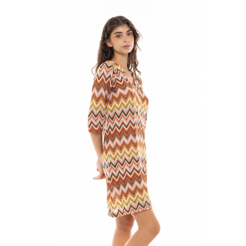 B415 - Type - BEACHWEAR EMBRODERY RAINBOW- (B415)