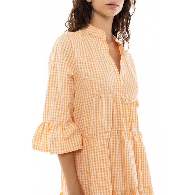 B420 - Aspen Green - BEACHWEAR MODERN CHECK- (B420)