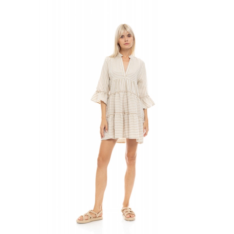 B432 - Skin - BEACHWEAR STRIPE SAND- (B432)