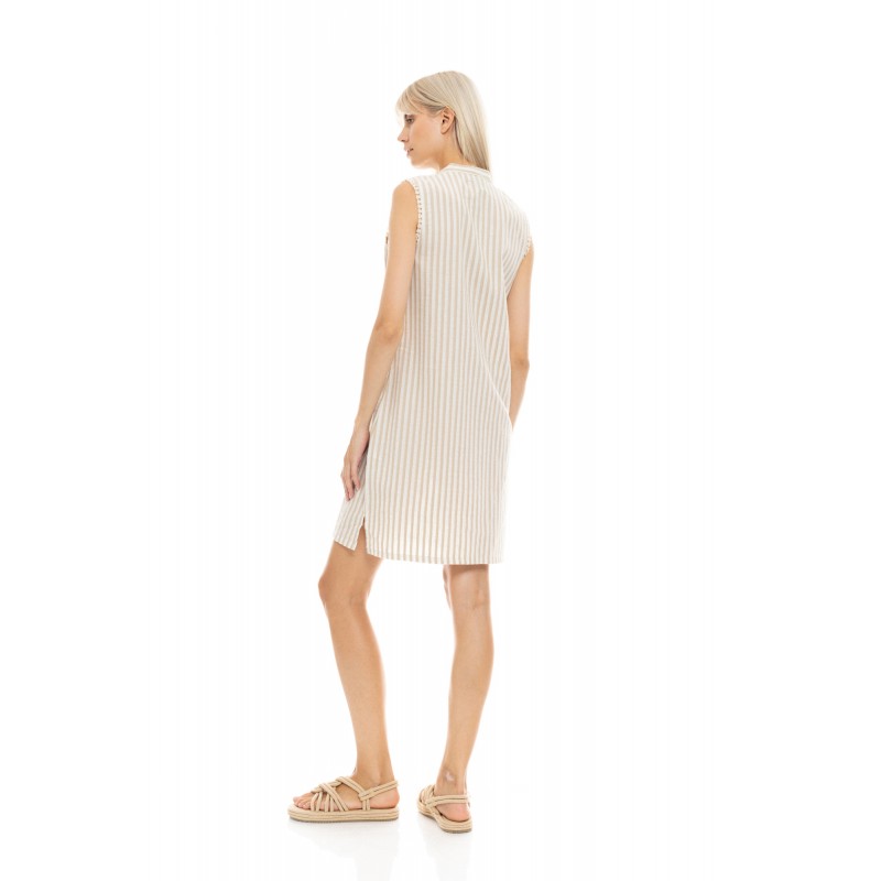 B436 - Black - BEACHWEAR STRIPE SAND- (B436) B436 - Black - BEACHWEAR STRIPE SAND- (B436)