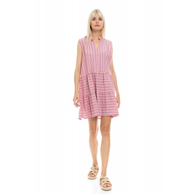 B442 - Type - BEACHWEAR STRIPE PINK- (B442) B442 - Type - BEACHWEAR STRIPE PINK- (B442)