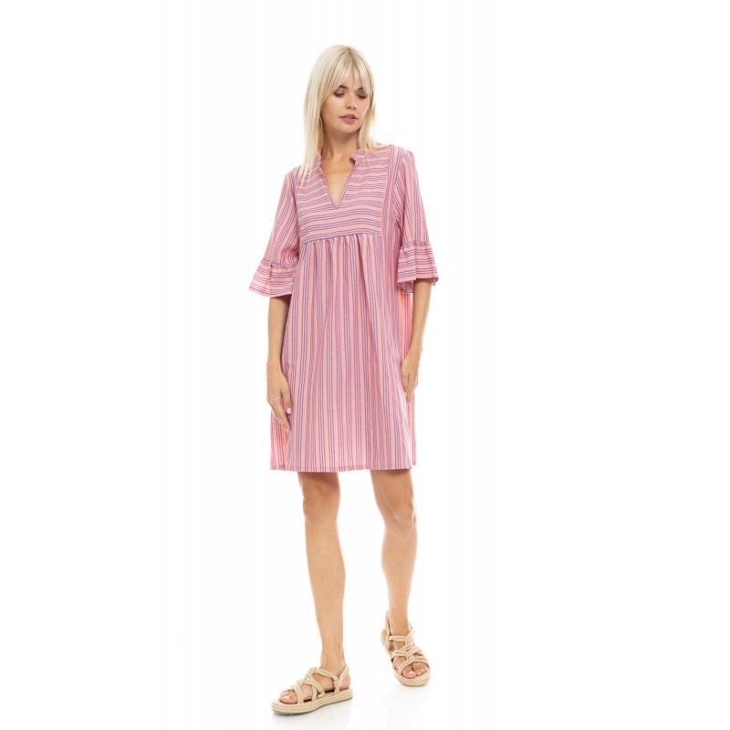 B443 - Type - BEACHWEAR STRIPE PINK- (B443) B443 - Type - BEACHWEAR STRIPE PINK- (B443)