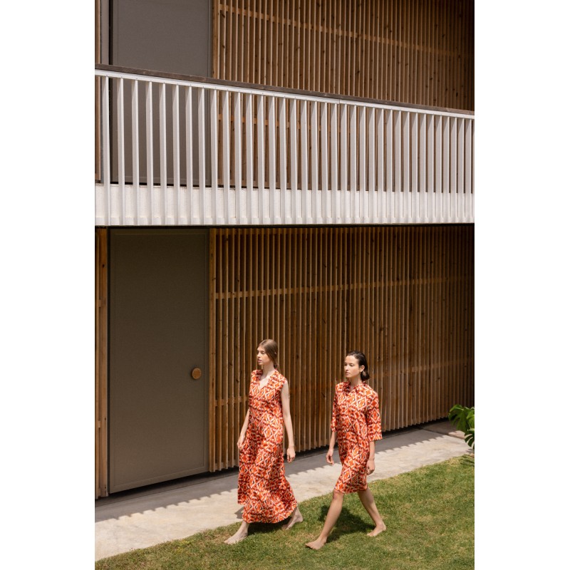 B447 - Type - BEACHWEAR LONG AZTEC- (B447) B447 - Type - BEACHWEAR LONG AZTEC- (B447)
