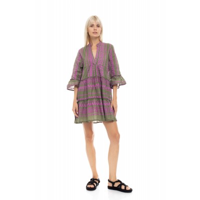 B487 - Type - BEACHWEAR EMBRODERY MAGENTA- (B487) B487 - Type - BEACHWEAR EMBRODERY MAGENTA- (B487)