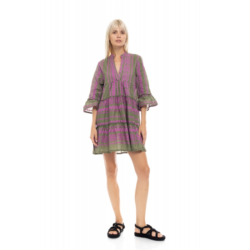 B487 - Type - BEACHWEAR EMBRODERY MAGENTA- (B487) B487 - Type - BEACHWEAR EMBRODERY MAGENTA- (B487)