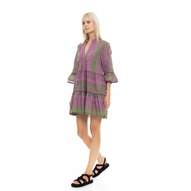 B487 - Type - BEACHWEAR EMBRODERY MAGENTA- (B487) B487 - Type - BEACHWEAR EMBRODERY MAGENTA- (B487)