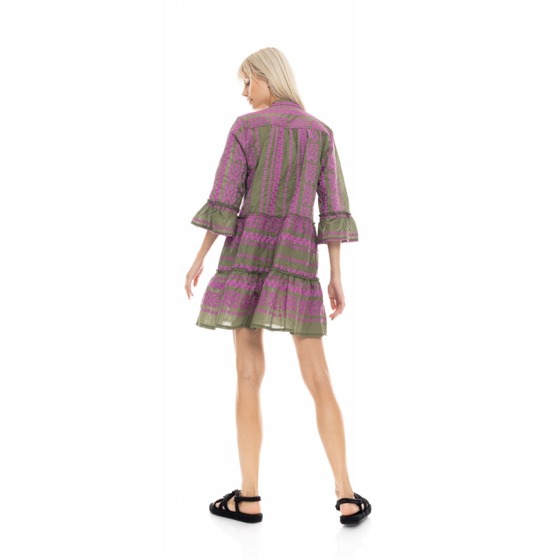 B487 - Type - BEACHWEAR EMBRODERY MAGENTA- (B487) B487 - Type - BEACHWEAR EMBRODERY MAGENTA- (B487)