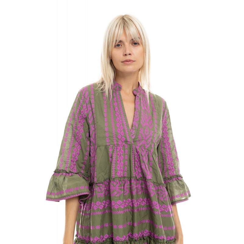 B487 - Type - BEACHWEAR EMBRODERY MAGENTA- (B487) B487 - Type - BEACHWEAR EMBRODERY MAGENTA- (B487)