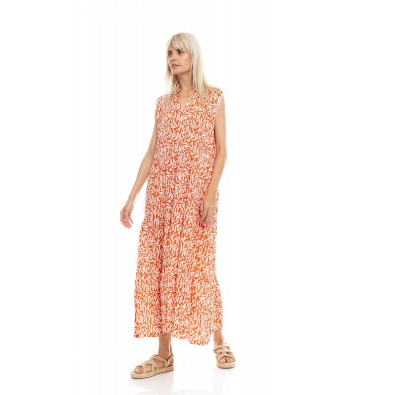B502 - Type - BEACHWEAR LONG CORAL- (B502) B502 - Type - BEACHWEAR LONG CORAL- (B502)