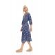 B513 - Type - BEACHWEAR LONG BLUE PALM- (B513) B513 - Type - BEACHWEAR LONG BLUE PALM- (B513)