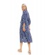 B513 - Type - BEACHWEAR LONG BLUE PALM- (B513) B513 - Type - BEACHWEAR LONG BLUE PALM- (B513)