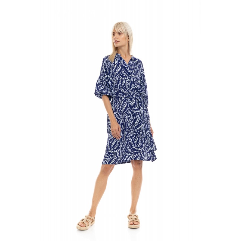 B515 - Type - BEACHWEAR BLUE PALM- (B515) B515 - Type - BEACHWEAR BLUE PALM- (B515)
