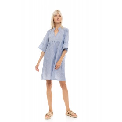 B526 - Type - BEACHWEAR BLUE STRIPE- (B526)