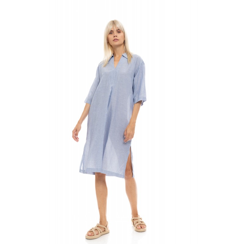 B527 - Type - BEACHWEAR BLUE STRIPE- (B527)