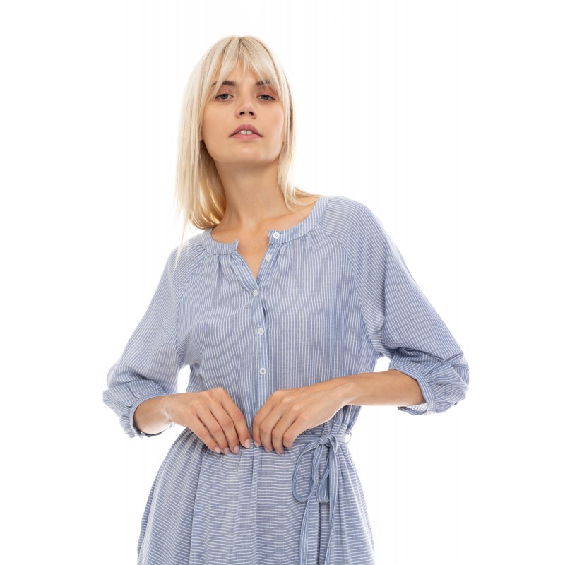B528 - Type - BEACHWEAR BLUE STRIPE LONG- (B528) B528 - Type - BEACHWEAR BLUE STRIPE LONG- (B528)