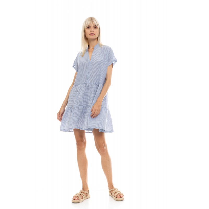 B529 - Type - BEACHWEAR BLUE STRIPE- (B529)