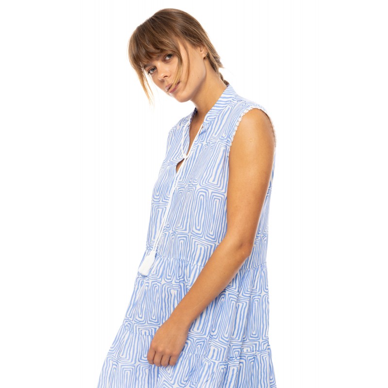 B550 - Type - BEACHWEAR ICE BLUE GEO- (B550) B550 - Type - BEACHWEAR ICE BLUE GEO- (B550)