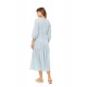 B560 - Type - BEACHWEAR LONG VISTA BLUE & CREAM- (B560) B560 - Type - BEACHWEAR LONG VISTA BLUE & CREAM- (B560)