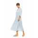 B560 - Type - BEACHWEAR LONG VISTA BLUE & CREAM- (B560) B560 - Type - BEACHWEAR LONG VISTA BLUE & CREAM- (B560)