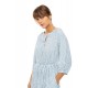 B560 - Type - BEACHWEAR LONG VISTA BLUE & CREAM- (B560) B560 - Type - BEACHWEAR LONG VISTA BLUE & CREAM- (B560)