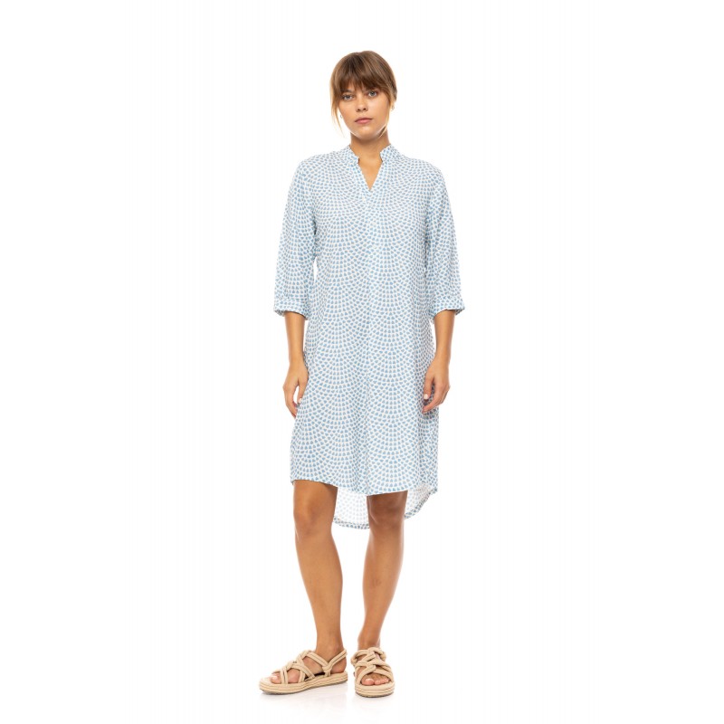 B561 - Type - BEACHWEAR VISTA BLUE & CREAM- (B561) B561 - Type - BEACHWEAR VISTA BLUE & CREAM- (B561)
