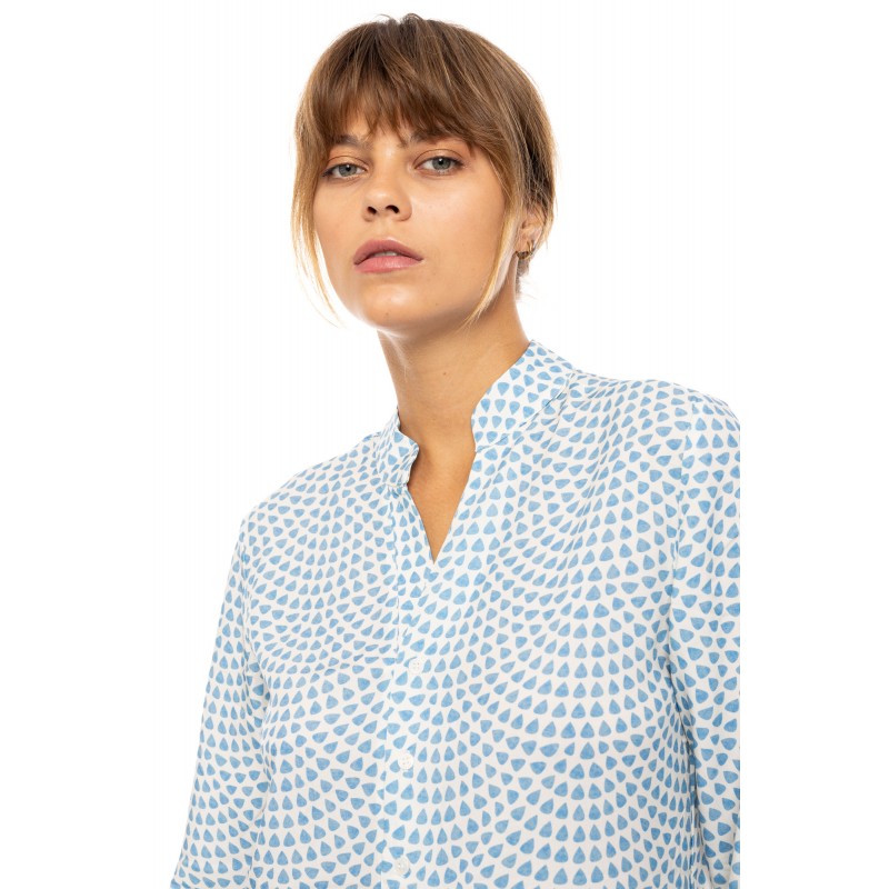 B561 - Type - BEACHWEAR VISTA BLUE & CREAM- (B561) B561 - Type - BEACHWEAR VISTA BLUE & CREAM- (B561)