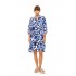 B573 - Type - BEACHWEAR ABSTRACT FLORAL- (B573)