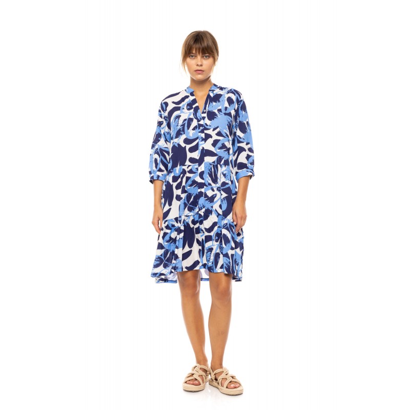 B573 - Type - BEACHWEAR ABSTRACT FLORAL- (B573) B573 - Type - BEACHWEAR ABSTRACT FLORAL- (B573)