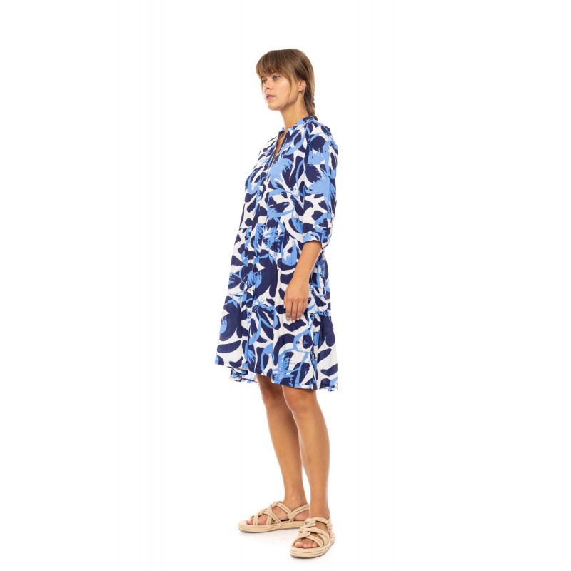 B573 - Type - BEACHWEAR ABSTRACT FLORAL- (B573) B573 - Type - BEACHWEAR ABSTRACT FLORAL- (B573)