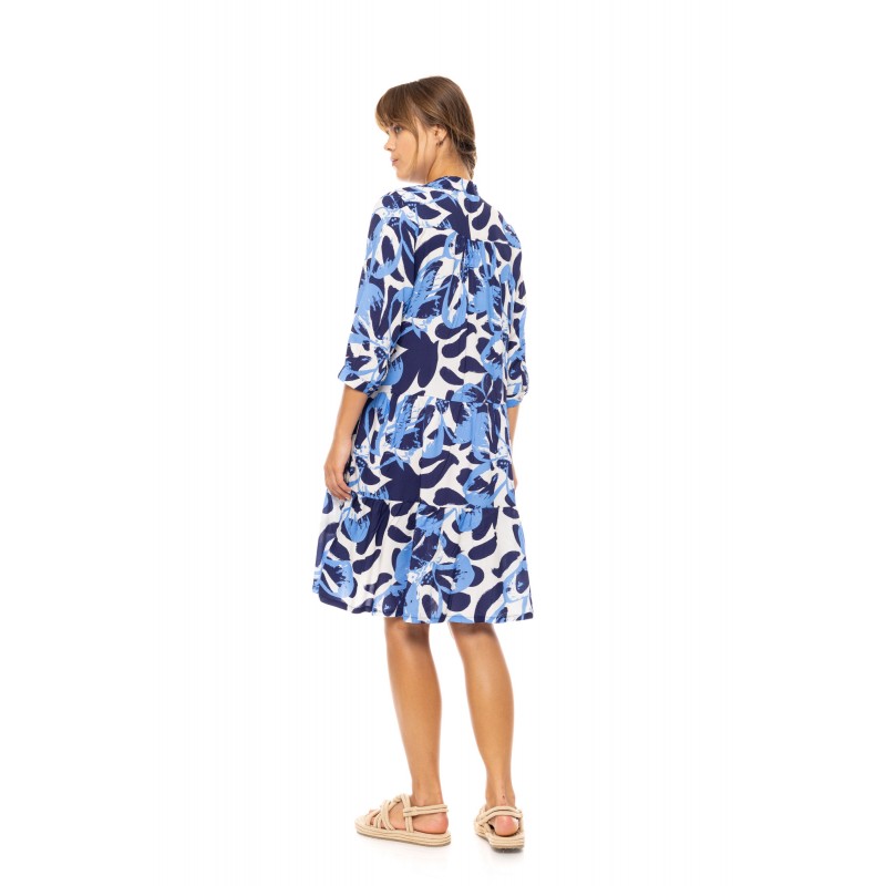 B573 - Type - BEACHWEAR ABSTRACT FLORAL- (B573) B573 - Type - BEACHWEAR ABSTRACT FLORAL- (B573)