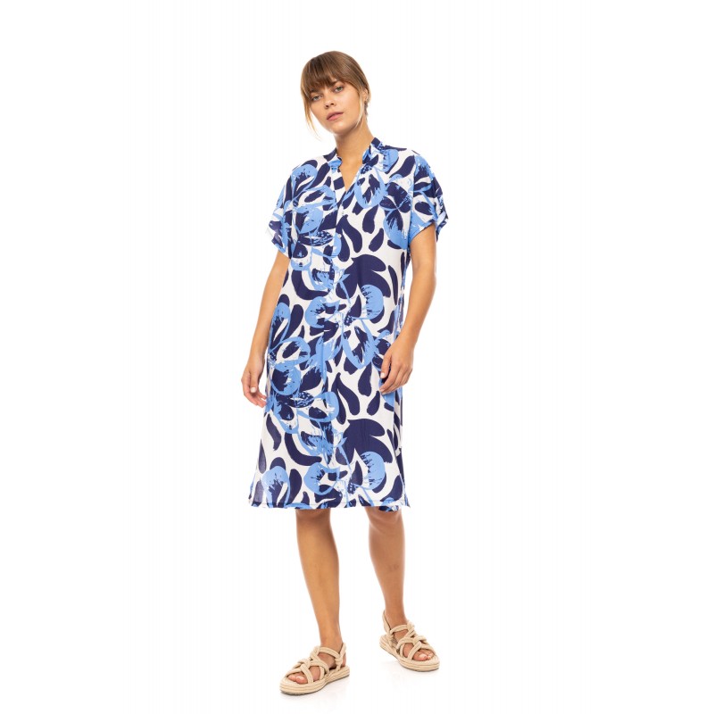 B575 - Type - BEACHWEAR ABSTRACT FLORAL- (B575) B575 - Type - BEACHWEAR ABSTRACT FLORAL- (B575)