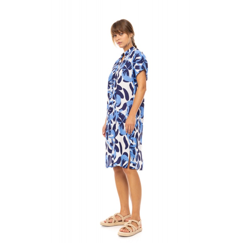 B575 - Type - BEACHWEAR ABSTRACT FLORAL- (B575) B575 - Type - BEACHWEAR ABSTRACT FLORAL- (B575)