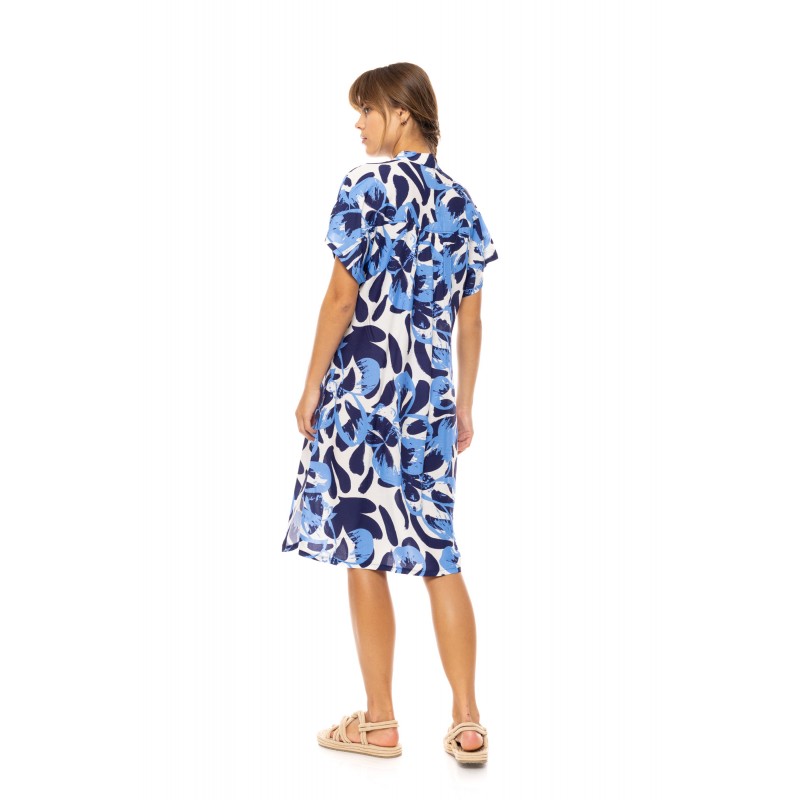 B575 - Type - BEACHWEAR ABSTRACT FLORAL- (B575) B575 - Type - BEACHWEAR ABSTRACT FLORAL- (B575)