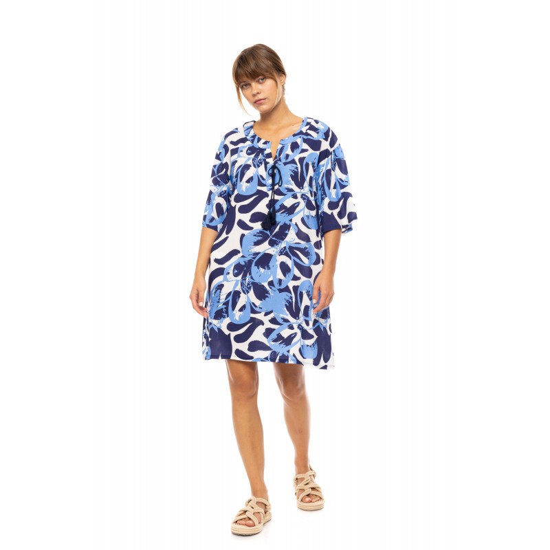 B576 - Type - BEACHWEAR ABSTRACT FLORAL- (B576) B576 - Type - BEACHWEAR ABSTRACT FLORAL- (B576)