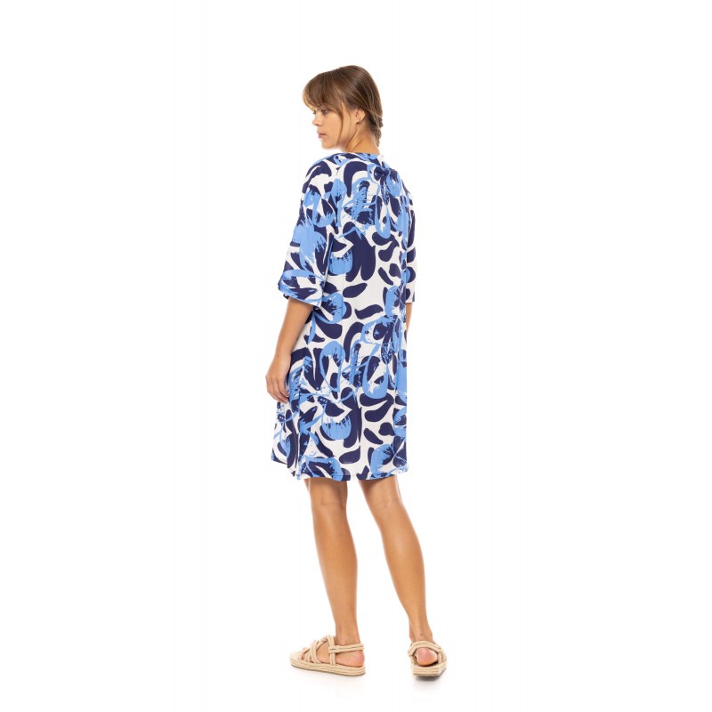 B576 - Type - BEACHWEAR ABSTRACT FLORAL- (B576) B576 - Type - BEACHWEAR ABSTRACT FLORAL- (B576)
